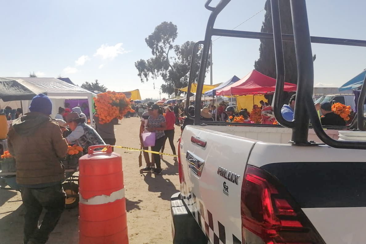 Despliega Policía de Huamantla operativo vial y de seguridad en panteones